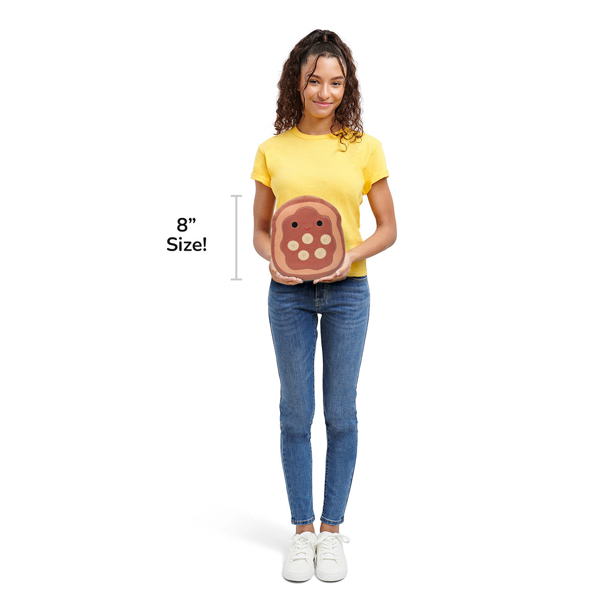 Squishmallows 8" Danilo the Chocolate Banana Toast | Jazwares