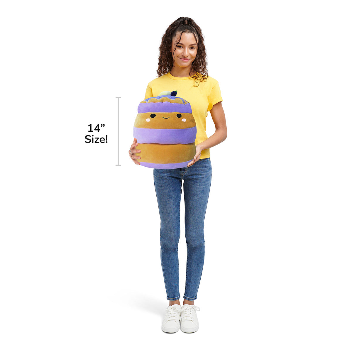 Squishmallows 14" Paden the Blueberry Pancakes | Jazwares