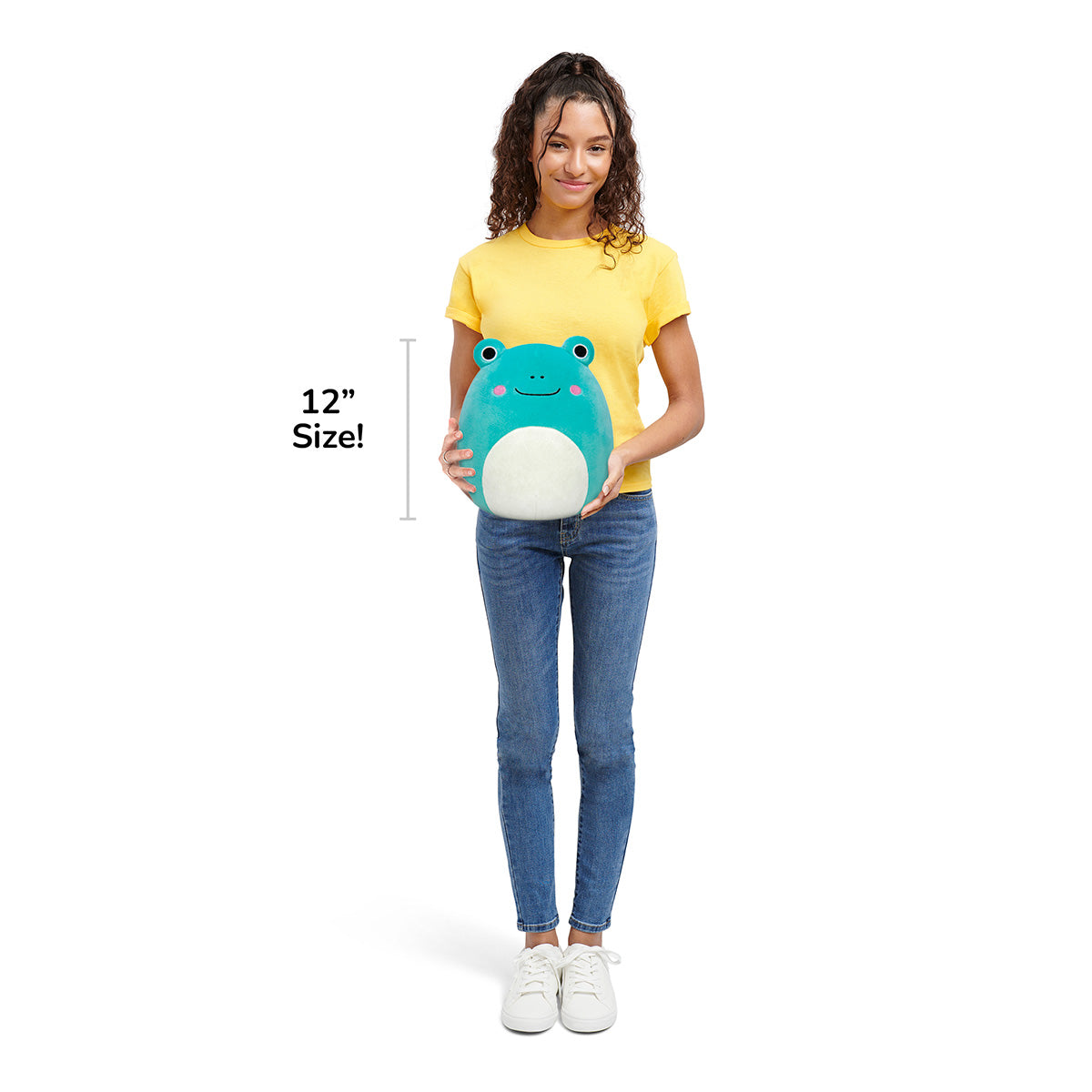 Squishmallows 12" Ludwig the Teal Frog with Mint Green Belly | Jazwares