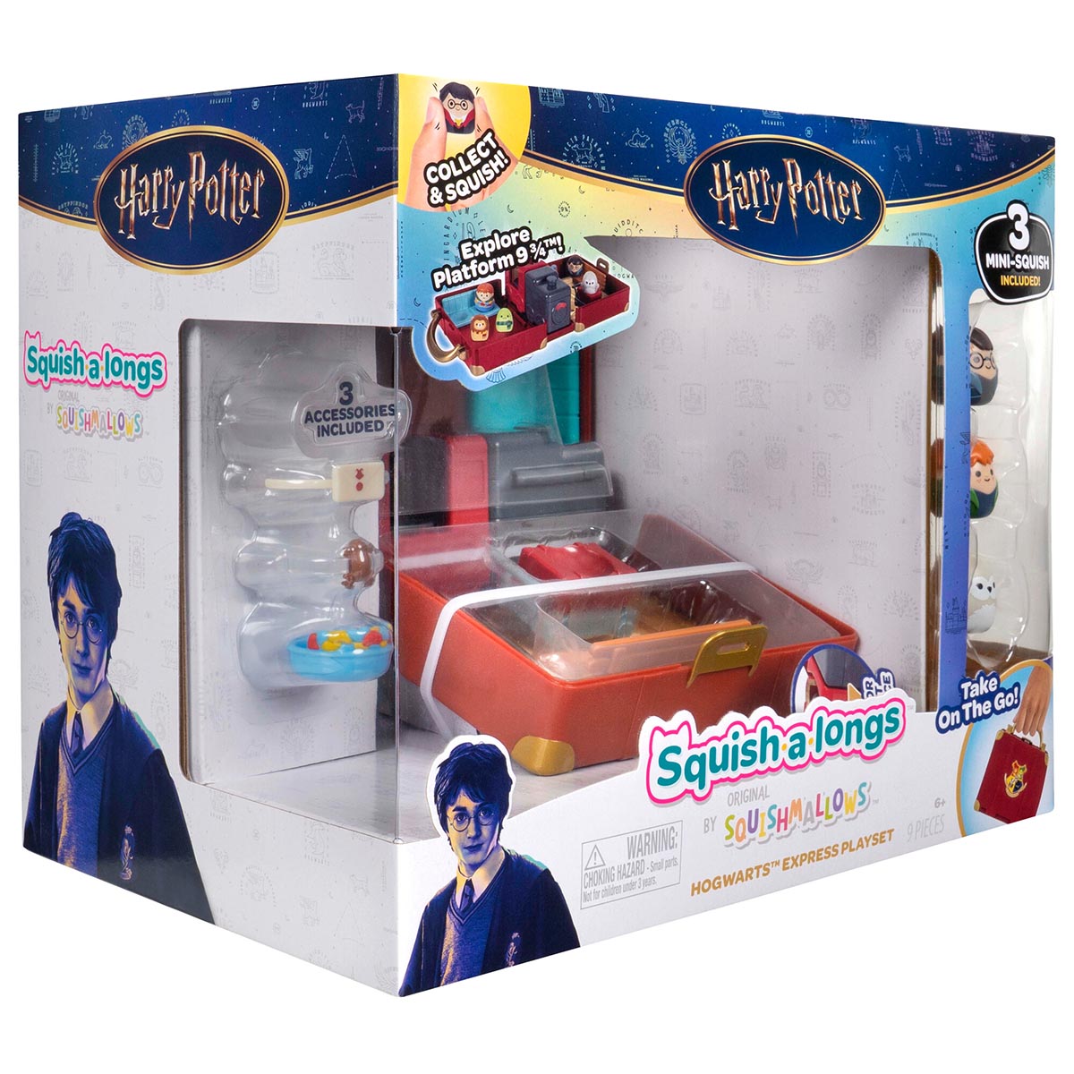 Squish-a-longs “Harry Potter” Hogwarts Express Playset | Jazwares