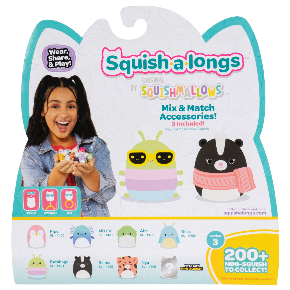 Squish-a-longs Mini-Squish 8-Pack Style 1 | Jazwares