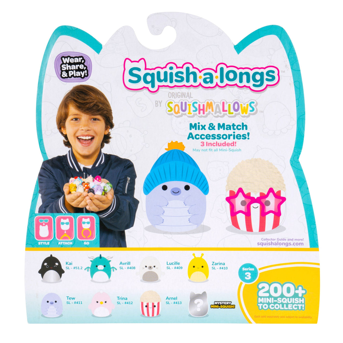 Squish-a-longs Mini-Squish 8-Pack Style 2 | Jazwares