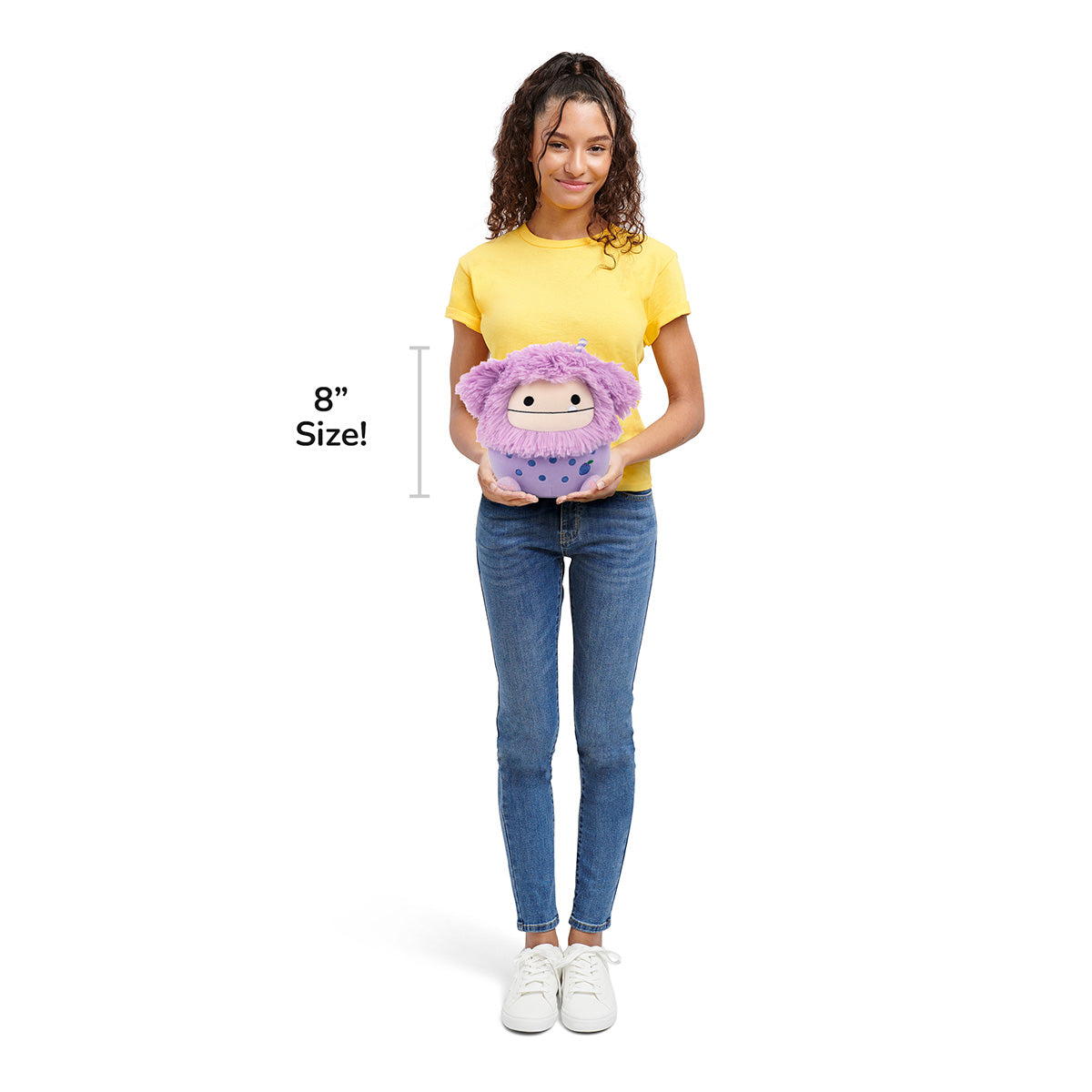 Squishmallows 8" Dilka the Lavender Boba Bigfoot | Jazwares