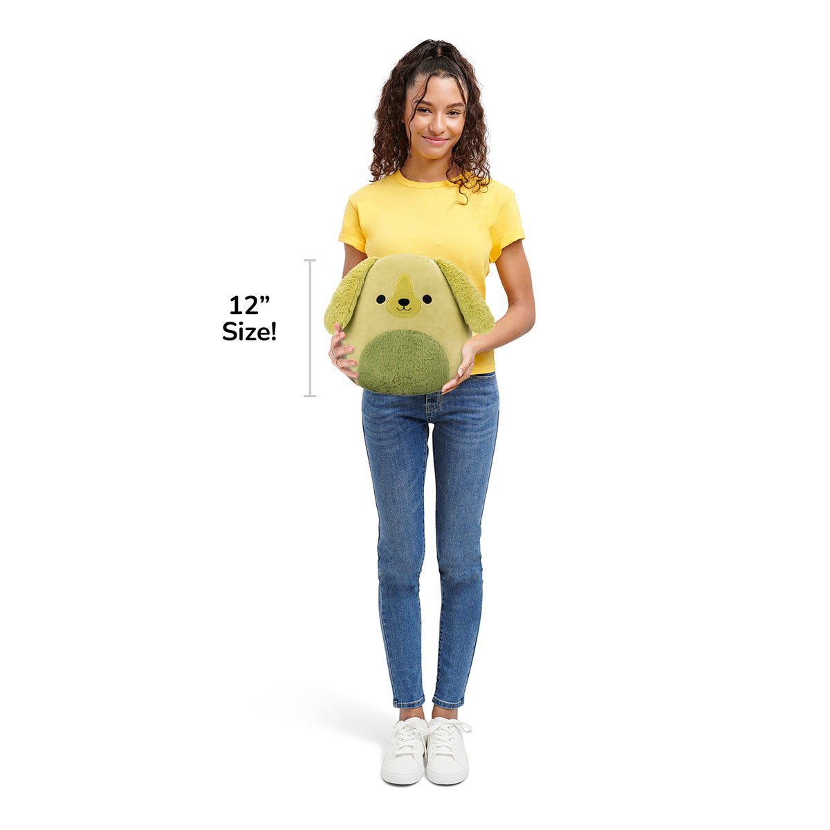 Squishmallows 12" Brad the Green Retriever Dog | Jazwares