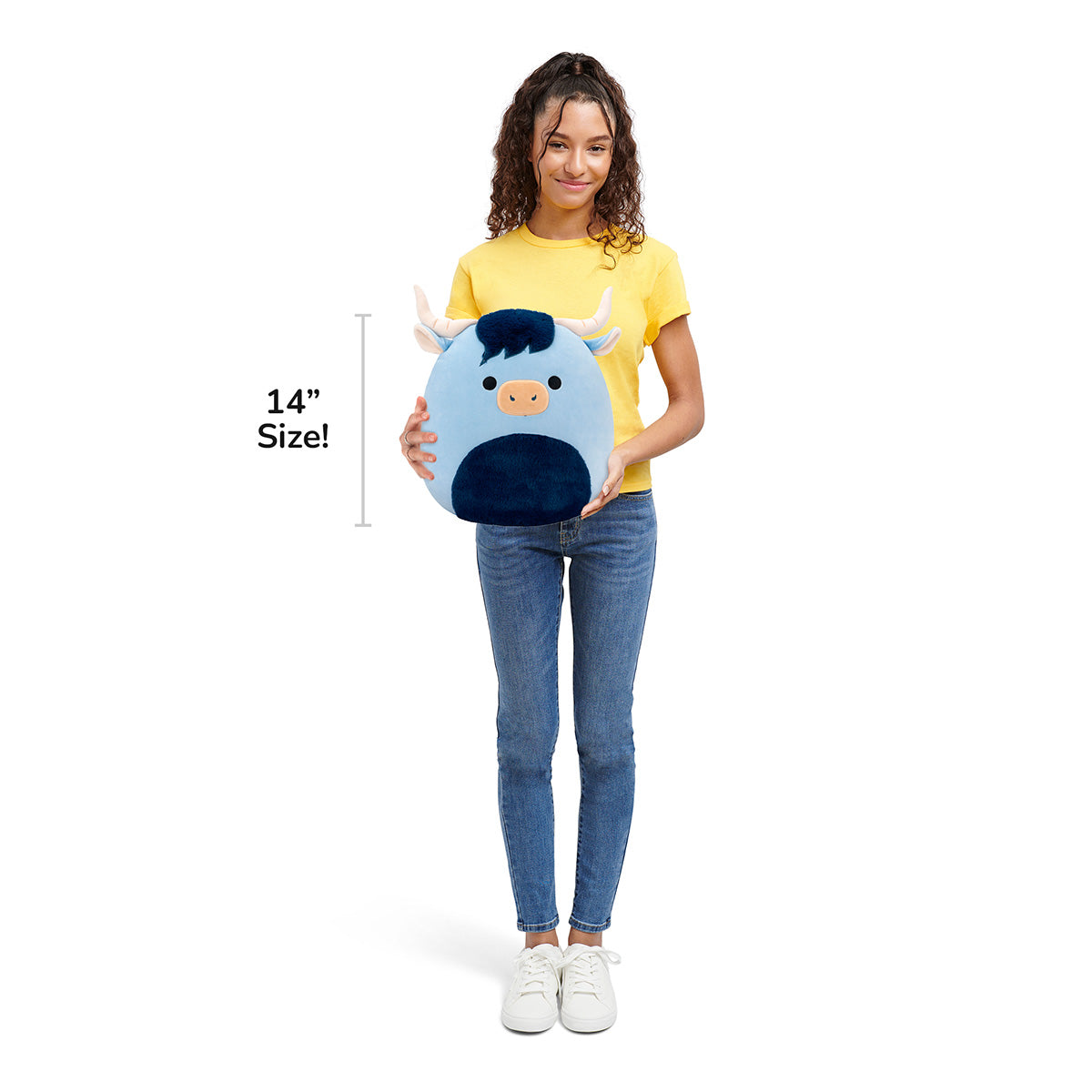 Squishmallows 14" Toro the Blue Highland Cow | Jazwares