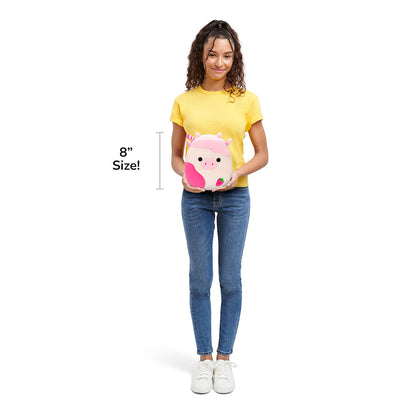 Squishmallows 8" Select Series Caedyn the Strawberry Milk Scented Cow | Jazwares