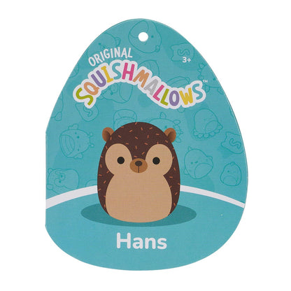 Squishmallows 14" Hans the Brown Hedgehog | Jazwares