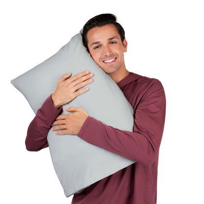 SquishPillow Pillow Case Light Slumber Grey | Jazwares