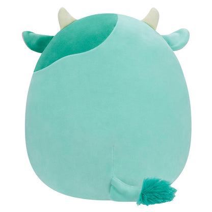 Squishmallows 14" Seamus the Green Cow with Fuzzy Belly | Jazwares
