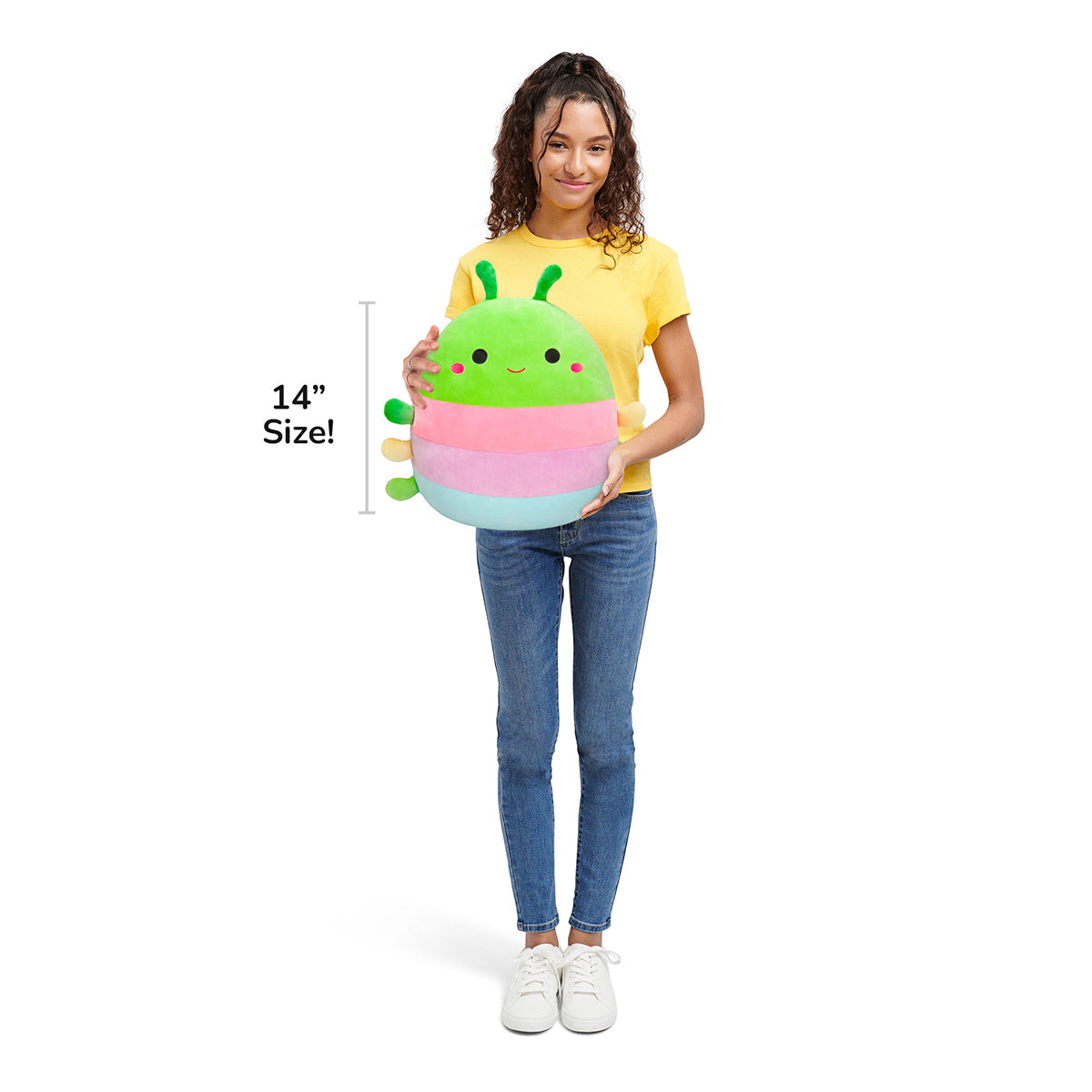 Squishmallows 14" Rutabaga the Caterpillar | Jazwares