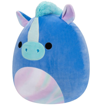 Squishmallows 16" Mythical Creature Romano the Blue Hippocampus | Jazwares