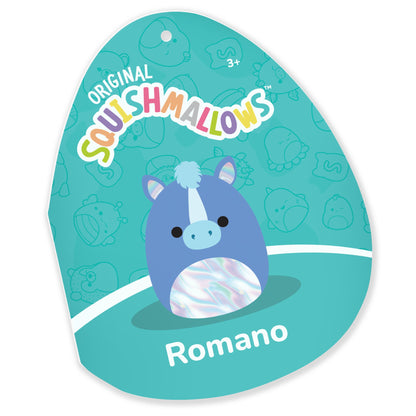 Squishmallows 16" Mythical Creature Romano the Blue Hippocampus | Jazwares
