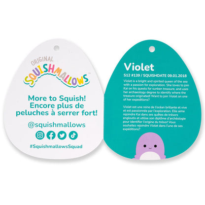 Squishmallows 16" Violet the Purple Octopus | Jazwares