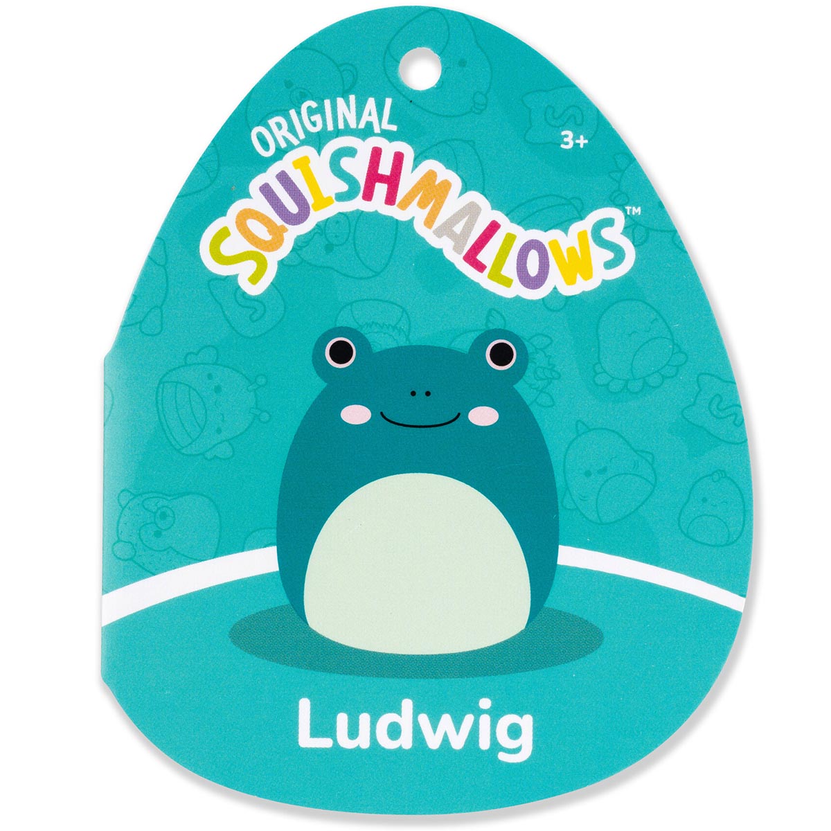 Squishmallows 12" Ludwig the Teal Frog with Mint Green Belly | Jazwares