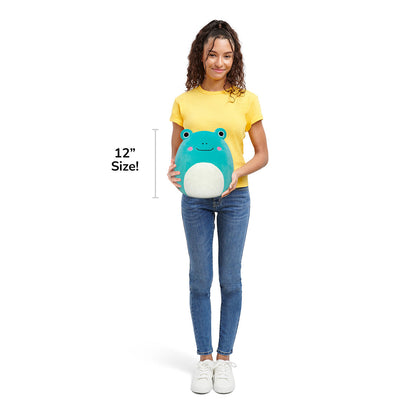 Squishmallows 12" Ludwig the Teal Frog with Mint Green Belly | Jazwares