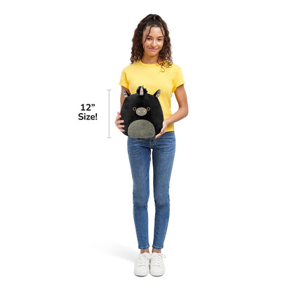Squishmallows 12" Nicolita the Black and Gold Unicorn | Jazwares