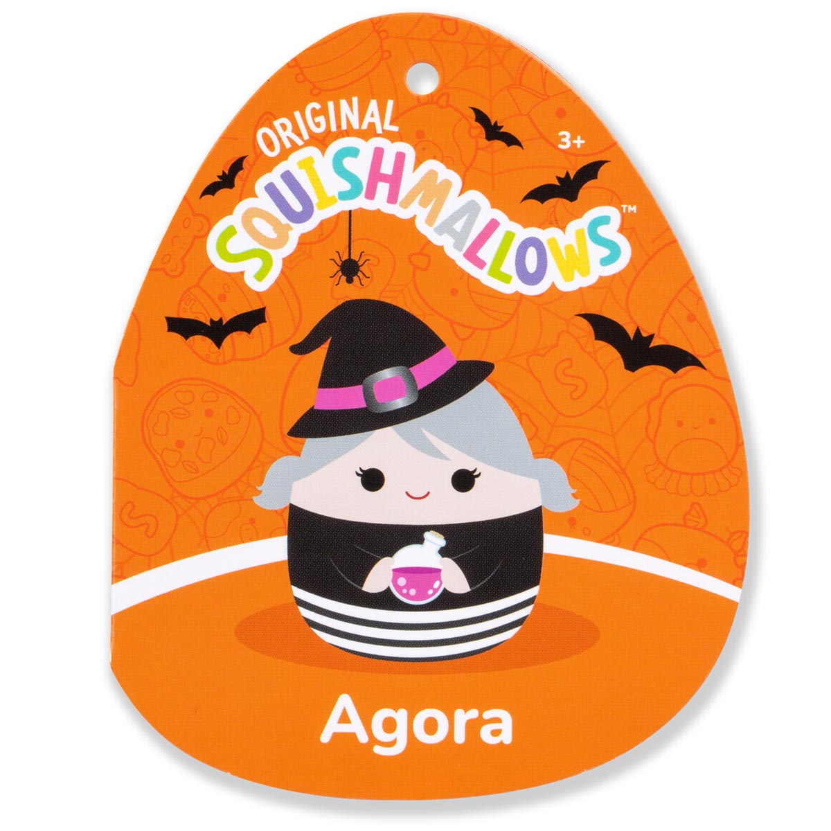 Squishmallows 12" Agora the Witch With Grey Hair Holding Potion | Jazwares