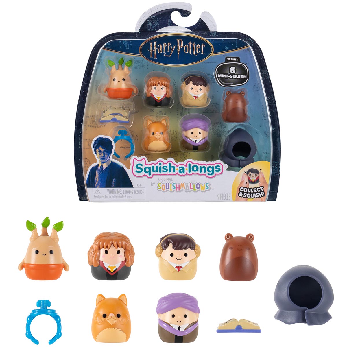 Squish-a-longs “Harry Potter” 6-Pack Style 1 | Jazwares