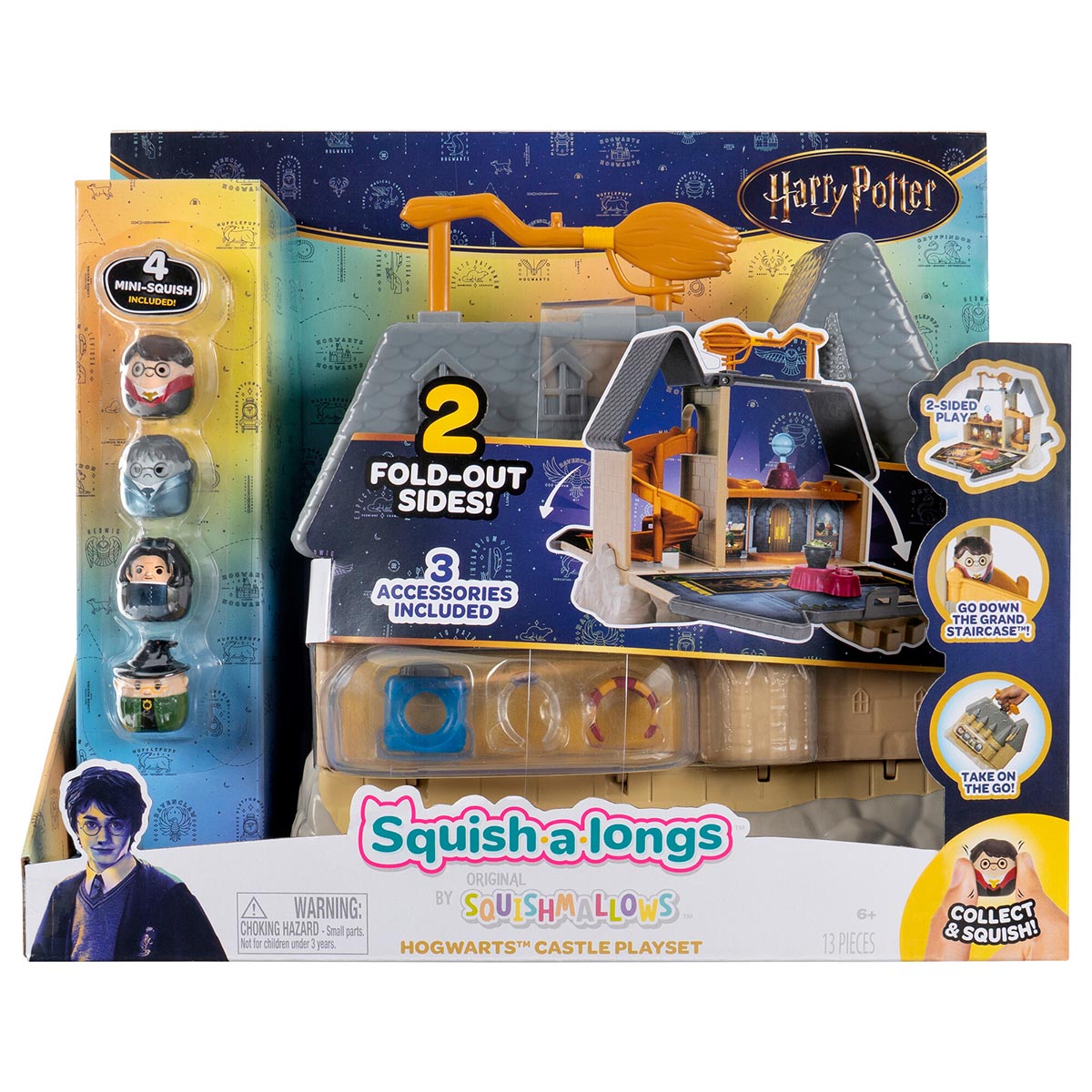 Squish-a-longs “Harry Potter” Hogwarts Castle Playset | Jazwares