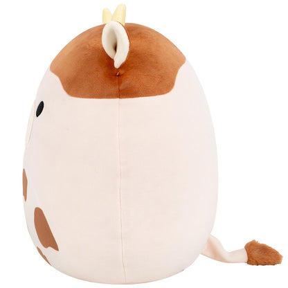 Squishmallows 14" Nightingale the Brown Cow with Spots | Jazwares