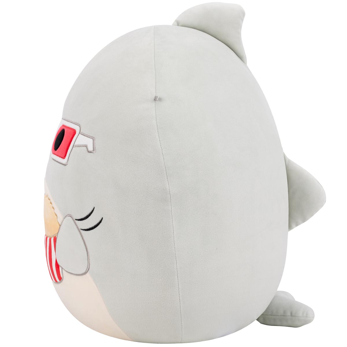 Squishmallows 16" Gordon the Grey Shark with 3D Glasses | Jazwares