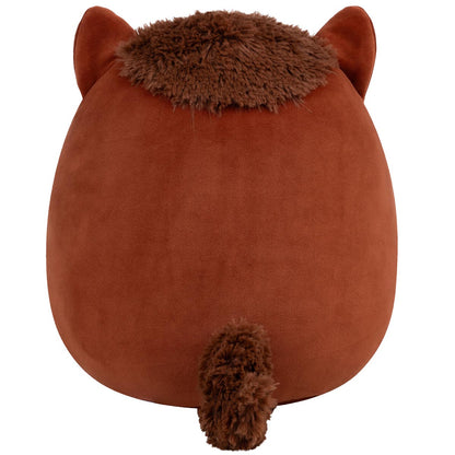 Squishmallows 12" Wade the Brown Werewolf Holding Purple Frappe | Jazwares
