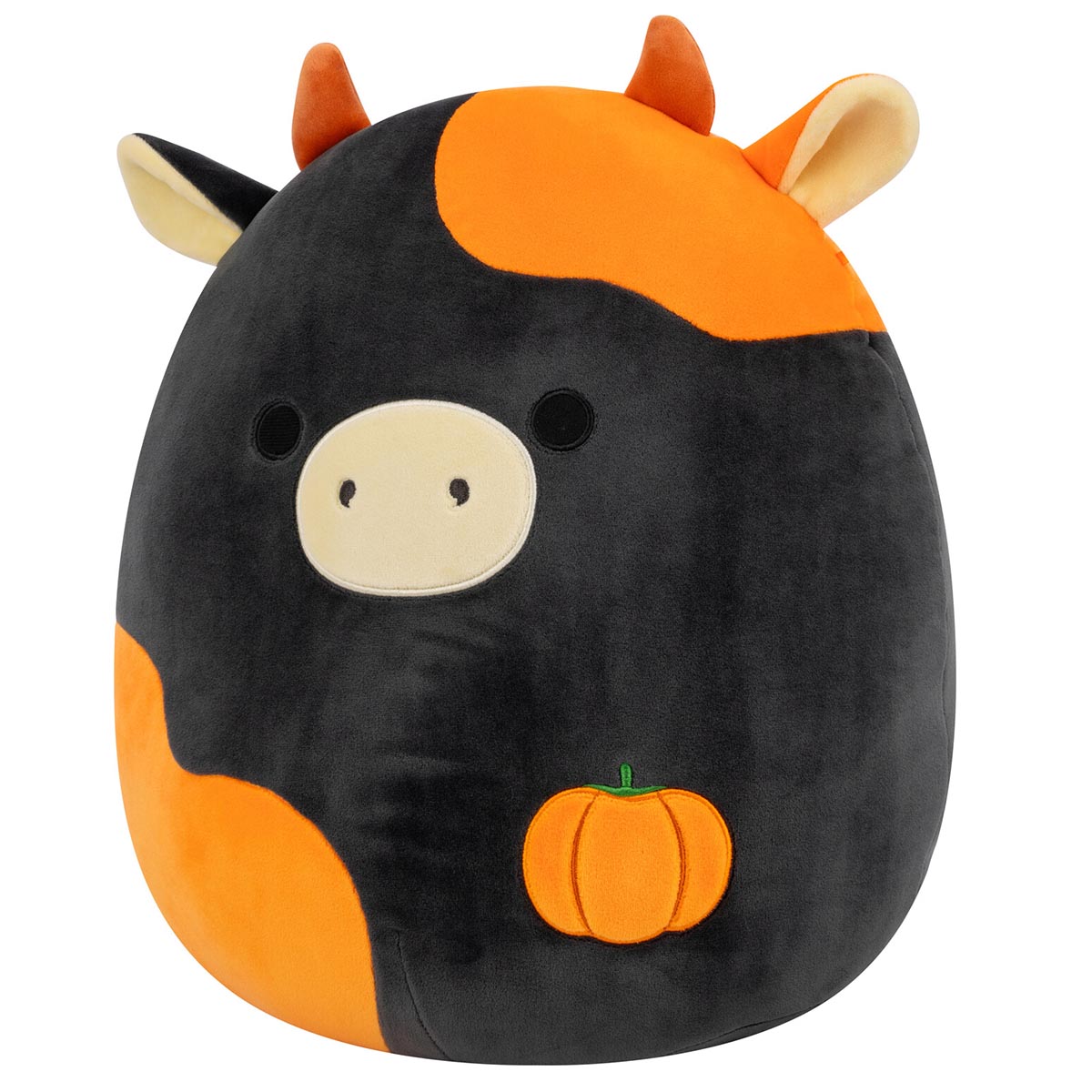 Squishmallows 14" Jefferson the Black and Orange Cow | Jazwares