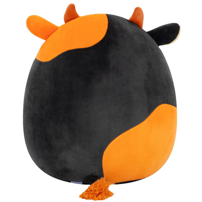 Squishmallows 14" Jefferson the Black and Orange Cow | Jazwares