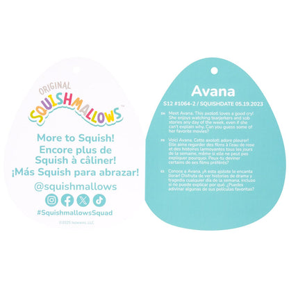 Squishmallows 12" Avana the Spotted Axolotl with Silver Crown | Jazwares