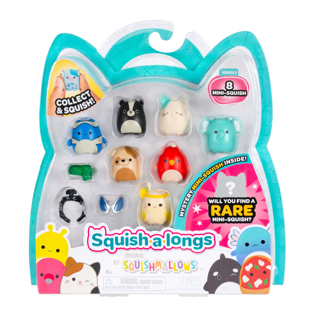 Squish-a-longs Mini-Squish 8-Pack Style 4 | Jazwares