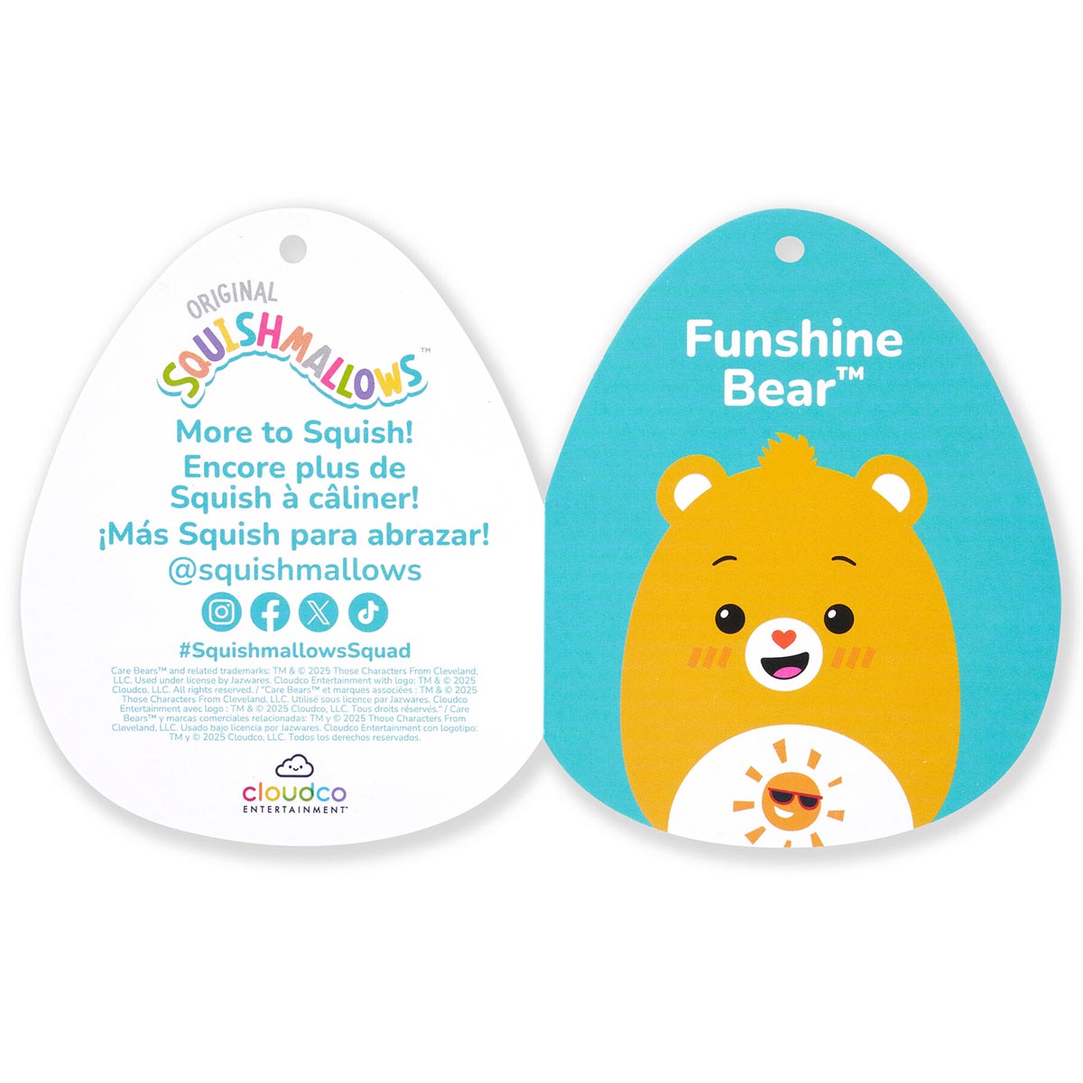 Squishmallows Care Bears Funshine Bear | Jazwares