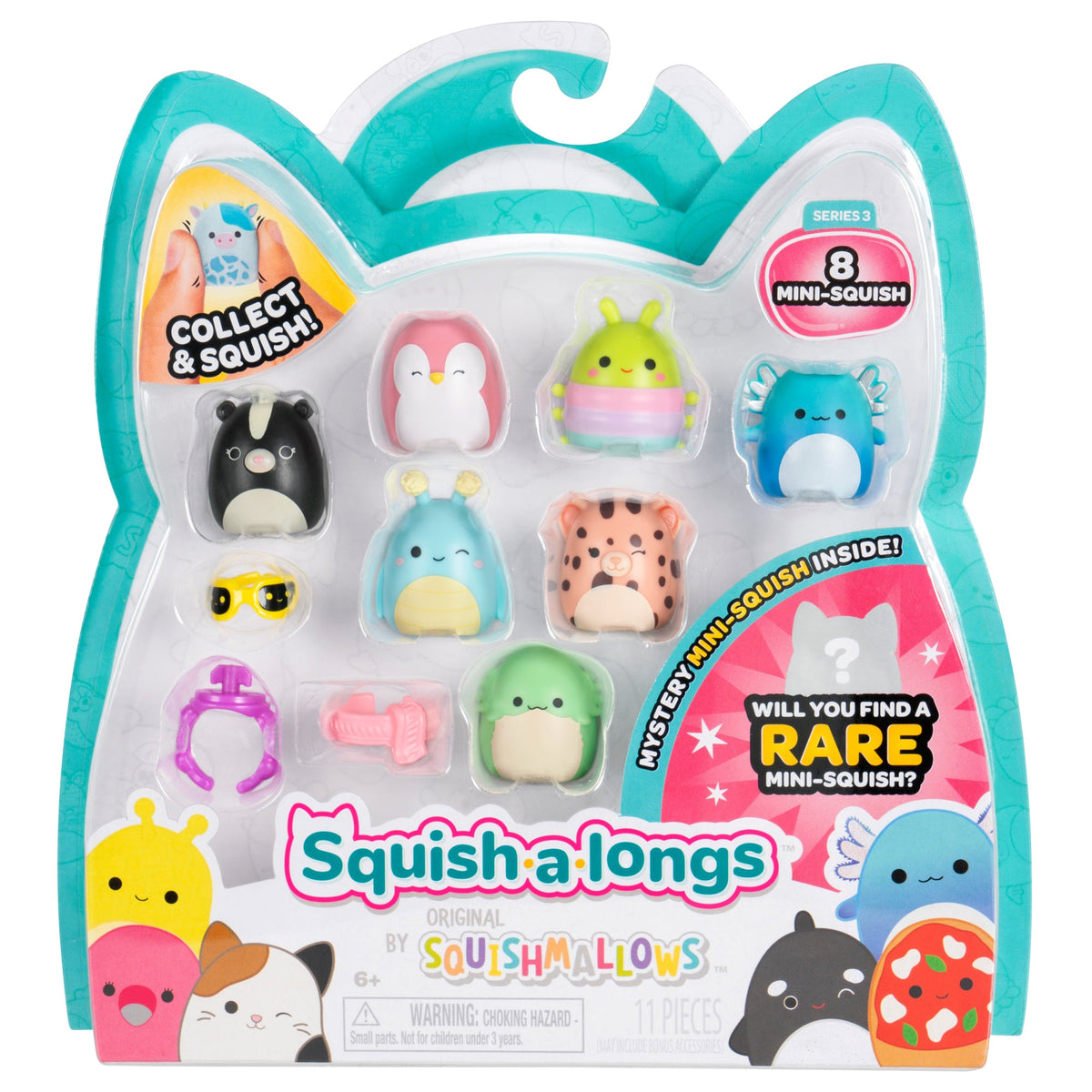 Squish-a-longs Mini-Squish 8-Pack Style 1 | Jazwares