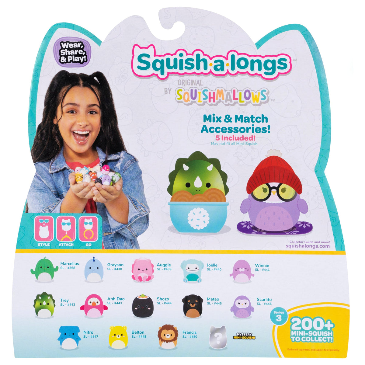 Squish-a-longs Mini-Squish 14-Pack Style 2 | Jazwares
