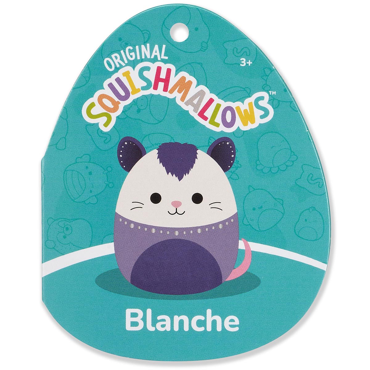 Squishmallows 12" Blanche the Cream and Purple Possum | Jazwares