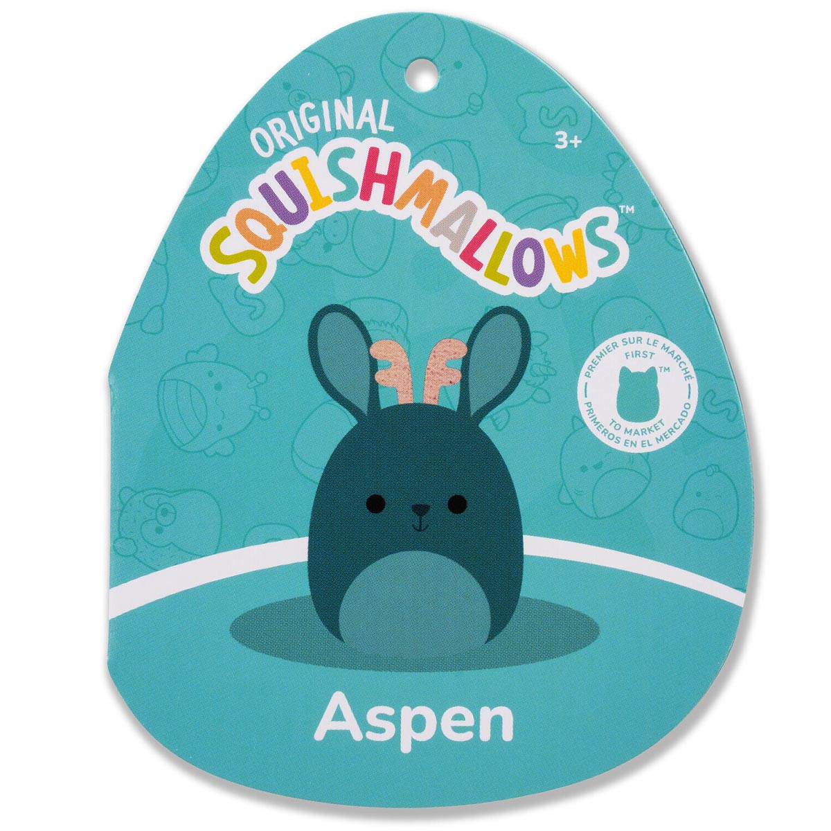 Squishmallows 8" Aspen the Sea Green Jackalope with Iridescent Horns | Jazwares