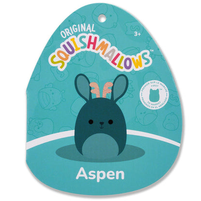 Squishmallows 8" Aspen the Sea Green Jackalope with Iridescent Horns | Jazwares