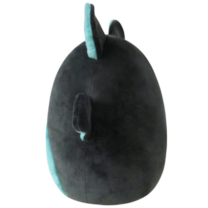 Squishmallows 12" Aldous the Black and Teal Fruit Bat | Jazwares