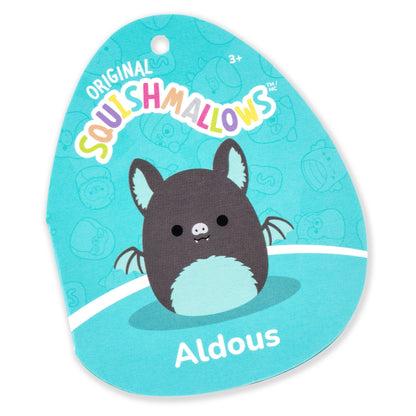Squishmallows 12" Aldous the Black and Teal Fruit Bat | Jazwares