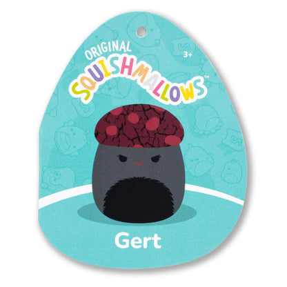 Squishmallows 20-Inch Gert the Maroon and Black Mushroom | Jazwares