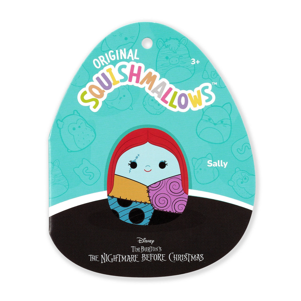 Squishmallows 3.5-Inch Disney Jack Skellington and Sally Clip 2-Pack | Jazwares