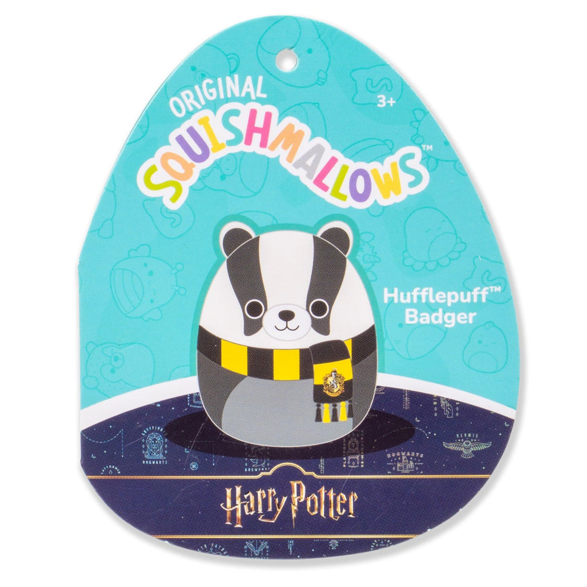 Squishmallows 3.5" Harry Potter House Animals Clip 4-Pack | Jazwares