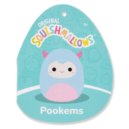 Squishmallows 3.5-Inch Pookems the Blue Yeti Clip | Jazwares