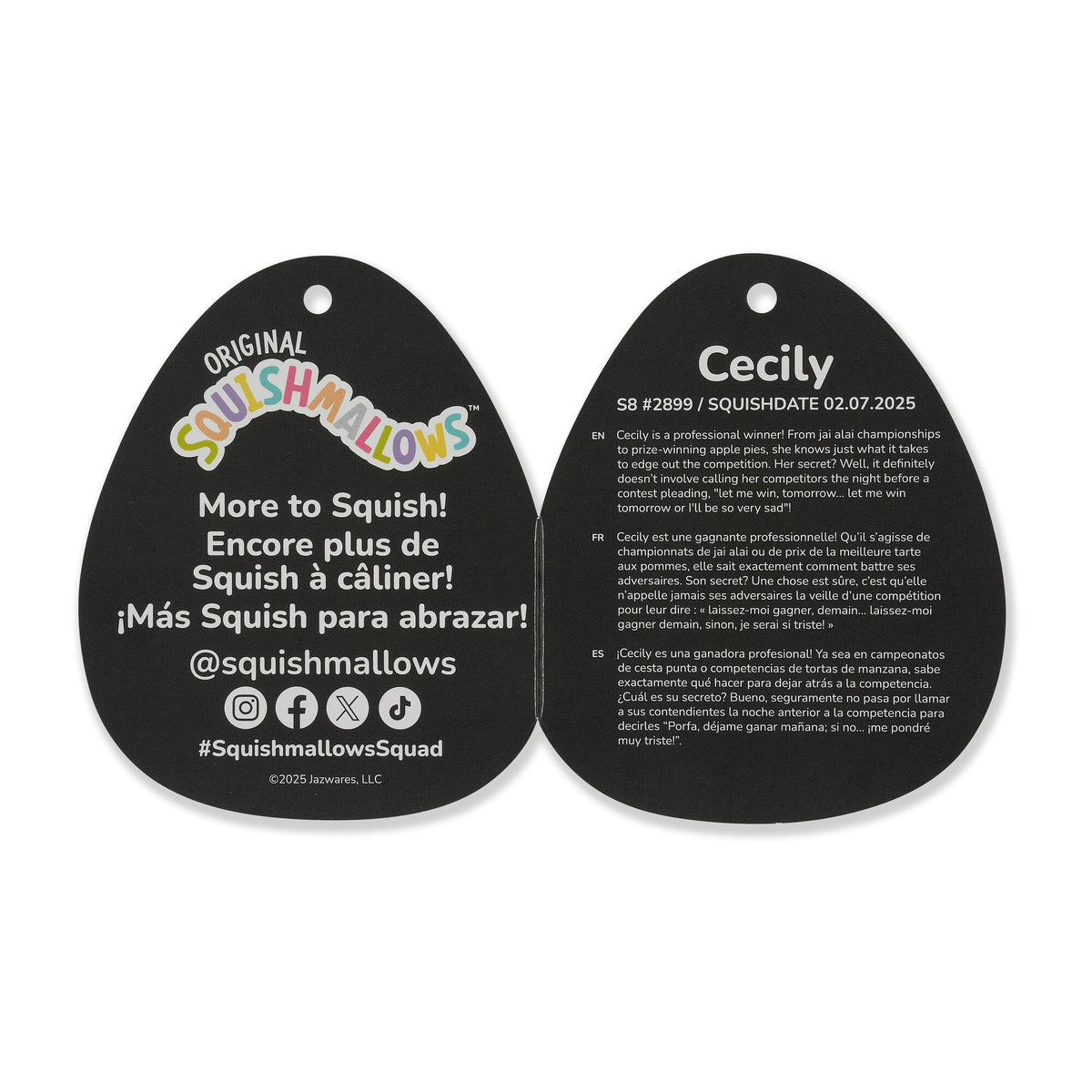 Squishmallows 8" Select Series Cecily the Bigfoot Hot Sauce | Jazwares