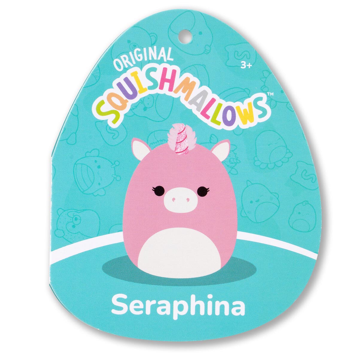Squishmallows 5" Seraphina the Light Pink Unicorn with Sparkle Horn | Jazwares