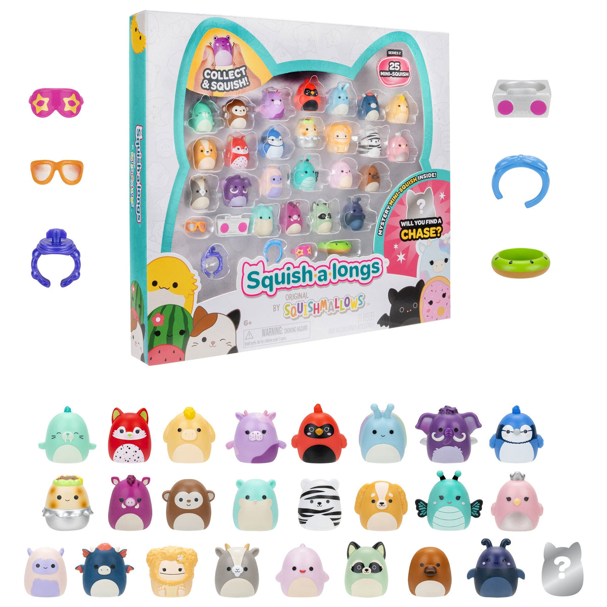 Squish-a-longs Mini-Squish 25-Pack | Jazwares