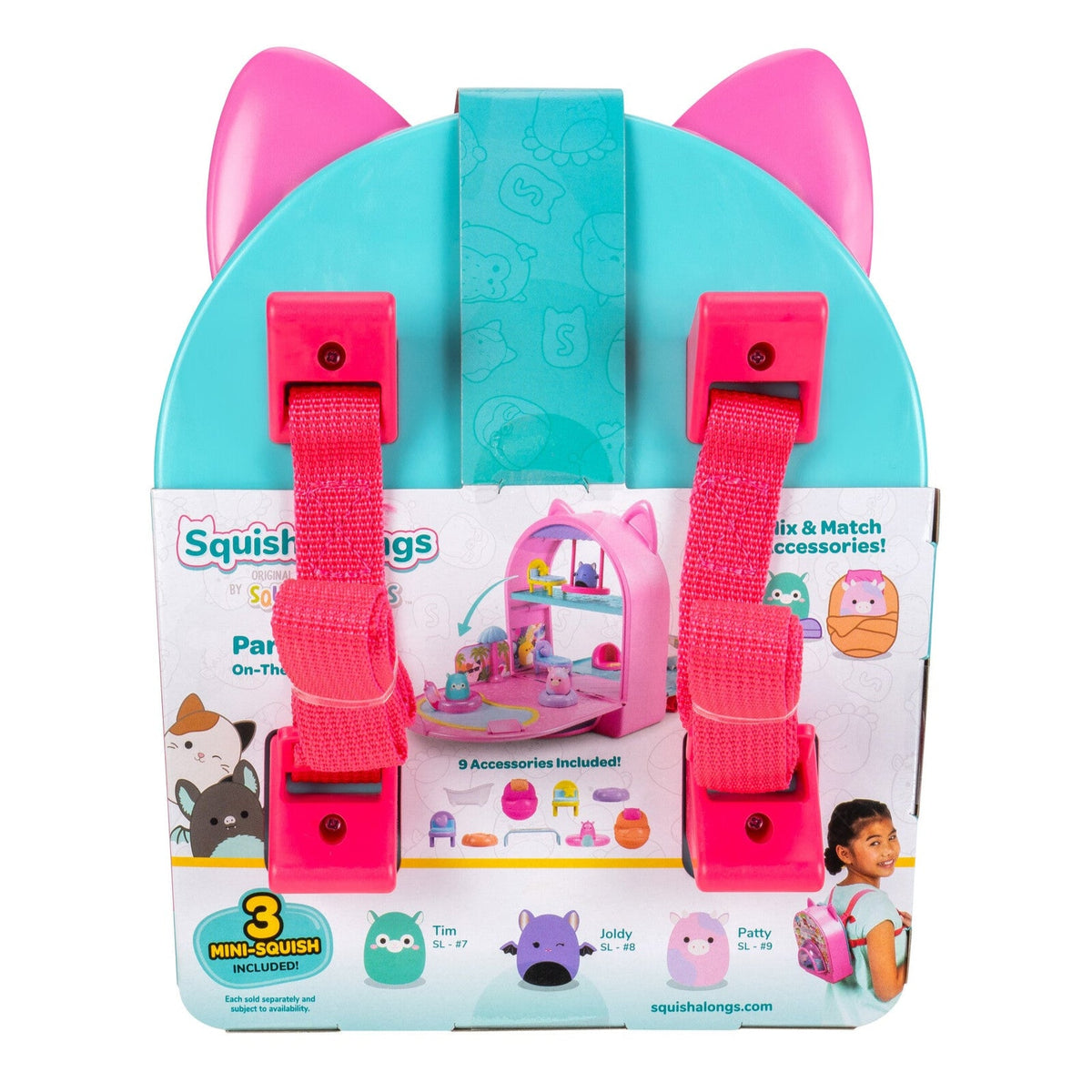 Squish-a-longs Party Pack On-the-Go Playset | Jazwares