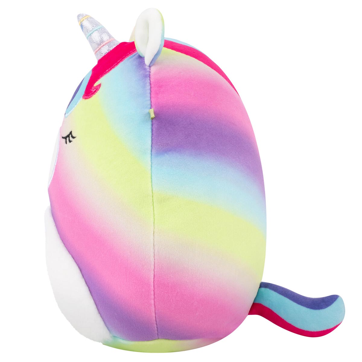 Squishmallows 8" Clarissa the Rainbow Unicorn with Fuzzy Belly | Jazwares