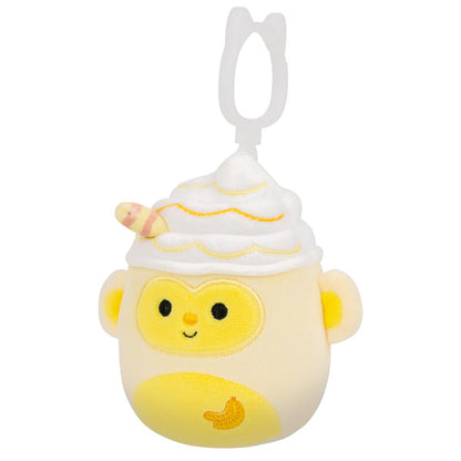 Squishmallows 3.5" Pierogi the Banana Monkey Shake Clip | Jazwares