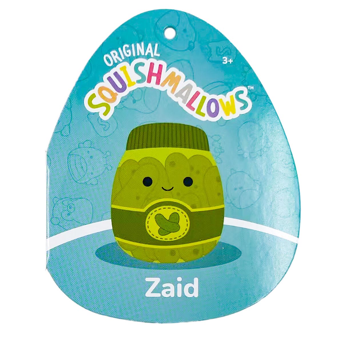 Squishmallows 14" Zaid the Green Pickle Jar | Jazwares