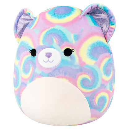 Squishmallows 12" Jonessa the Purple Psychedelic Tie-Dye Bear | Jazwares
